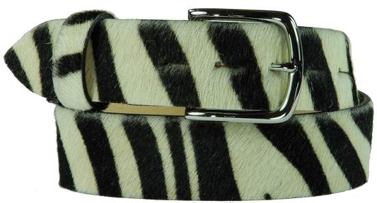 zebra belt