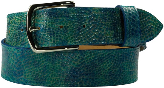 Sea Blue Iguana belt