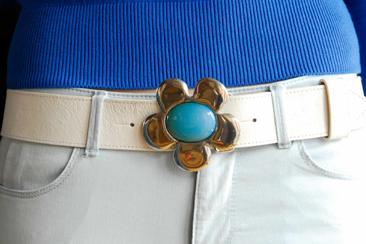 Aqua cosmos buckle