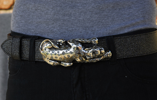 leopard buckle