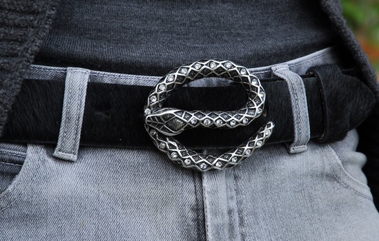 snake belt buckle