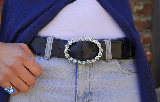 turquoise oval diamante