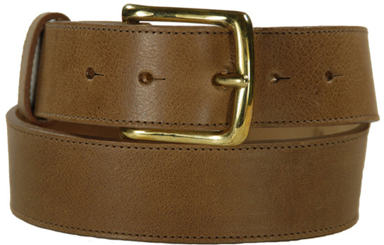 tan leather belt