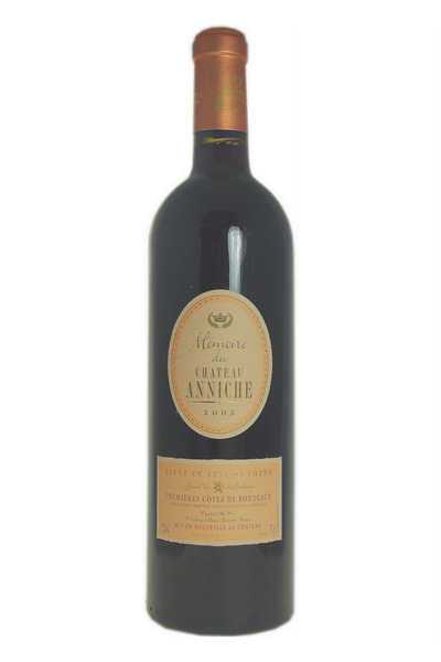Bordeaux Chateau Anniche Memoires