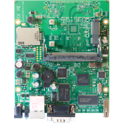 (RB411U) MikroTik Routerboard 411U 300MHz CPU 32MB RAM 1 LAN 1 MiniPCI 1 MiniPCI-E L4 1 USB SIM Card PoE 28V