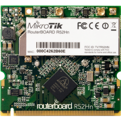 (R52HN) MikroTik MiniPCI 802.11 a/b/g/n 25dBm (2.X) 25dBm (5.X) MMCX Connectors
