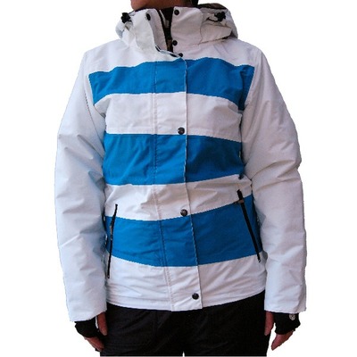 Light Mia Ladies Snowboard Jacket (WHITE/BLUE)