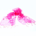 Pink Organza Silk Scarf