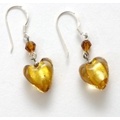 Autumn Heart Earrings E111