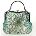 Silk Taffeta Peacock Bag RB541