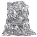 Black Silk Swirl Scarf S602