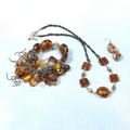 Amber Colour Jewellery JS13