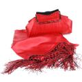 Red Silk Scarf and Bag