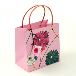Gift Bags Pink Flower Print GB001