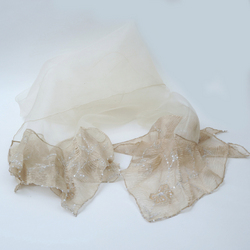 Ivory Silk Scarf