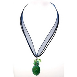 Green Pendant Necklace N105