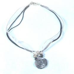Grey Pendant Necklace N128