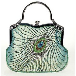 Silk Taffeta Peacock Bag RB541