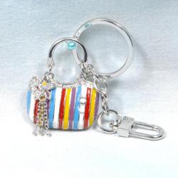 Multi Coloured Keyring K03