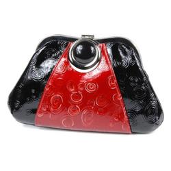 Red & Black Clutch Bag RB223