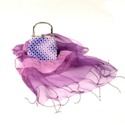 Purple Bag and Scarf