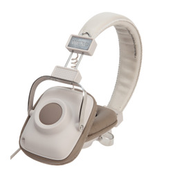 WeSC Maraca Retro Style Headphones - Cement