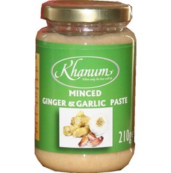 Khanum Minced Garlic & Ginger   210g