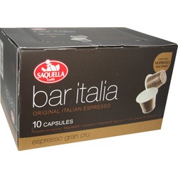 Saquella 'Espresso Gran Cru' Coffee Capsules (10 capsules) Nespresso Compatible