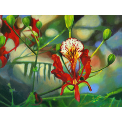 venturing forth, acrylics on canvas, 2010, 30x40 inches, donna gomez grandin&copy;