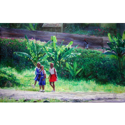 ravine 1, oil on linen, 2011, 19x30 inch, jonathan gladding&copy;