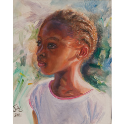 alliya, oil on canvas, 2011, 10x8 inch, jonathan gladding&copy;