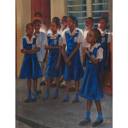 morning prayers, oil on linin, 2009, 26 1/4x20 inch, jonathan gladding&copy;