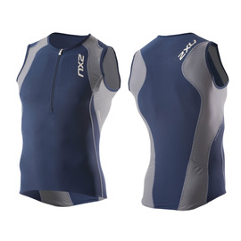 2XU Mens Long Distance Aero Tri Singlet