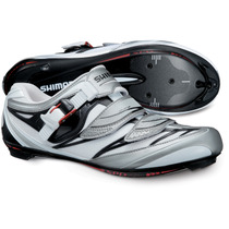Shimano R133 SPD-SL shoes, white / black