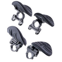 ZIPP Aerobar Vuka Alumina Clip Top Mount with AL Ski-Tip Extensions 31.8 22.2