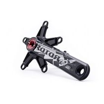 Rotor 3D+ Compact Crankset Rd 172.5 bcd110x5-black/black/red