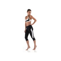SP 134 GIL FAIR - Santini Womens Fair 3/4 knickers Black