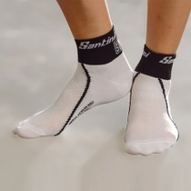 SP651SKNMERYL - Santini 365 Socks White/Black XSmall/Small