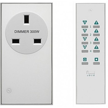 LightwaveRF Remote Control Dimmable Socket Kit - 2 pack