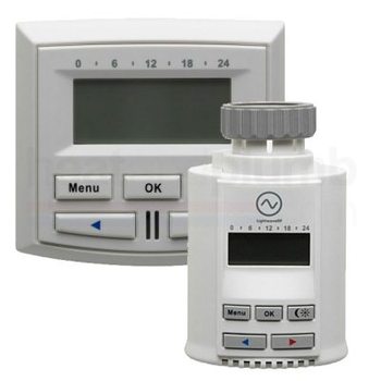 LightwaveRF Radiator Valve & Thermostat Set