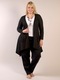 Black Waterfall Cardigan