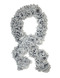 Snowflake Ruffle Scarf