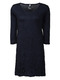 Crushed Navy Dress