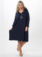 Crushed Navy Dress