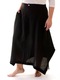 Black Linen Skirt