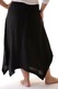 Black Linen Skirt