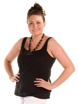 Black Vest Top