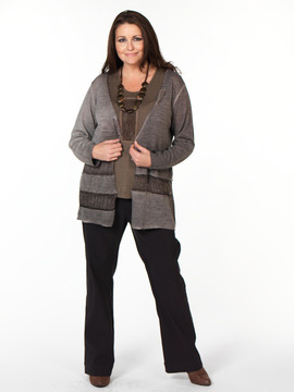 Brown Straight Leg Trousers