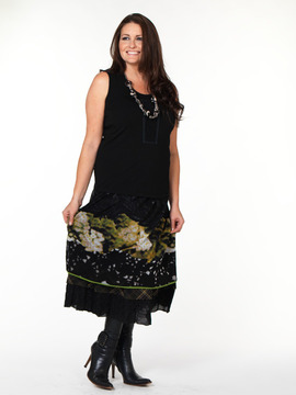 Layered Long Skirt