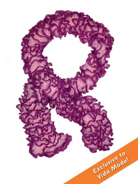 Rose Ruffle Scarf